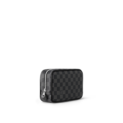 Trousse Toilette PM Tela Damier Graphite Uomo Viaggio Accessori da Viaggio | LOUIS VUITTON (Zoom prodotto)