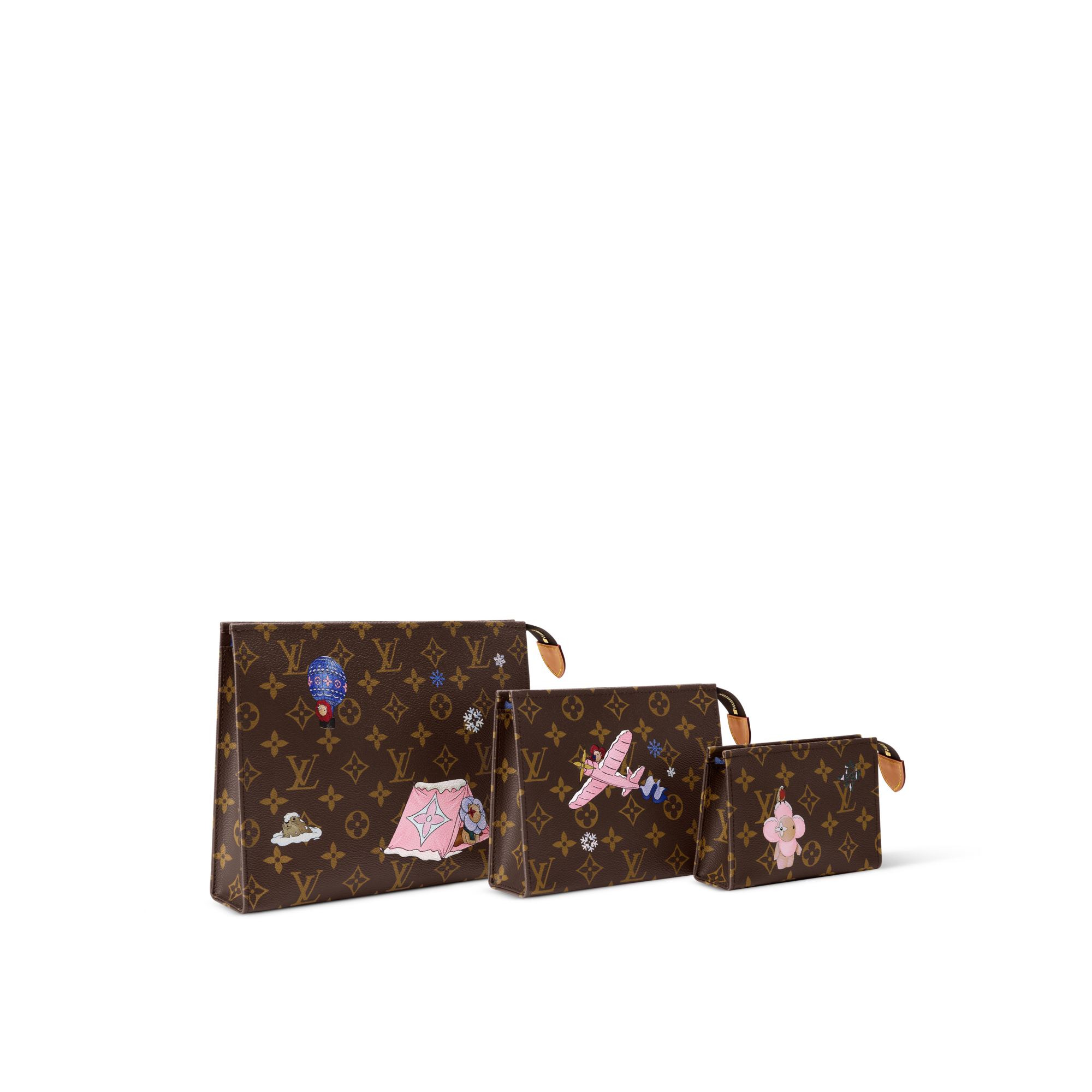 Trousse Toilette Trio Tela Monogram Donna Viaggio Accessori da viaggio | LOUIS VUITTON (Zoom prodotto)