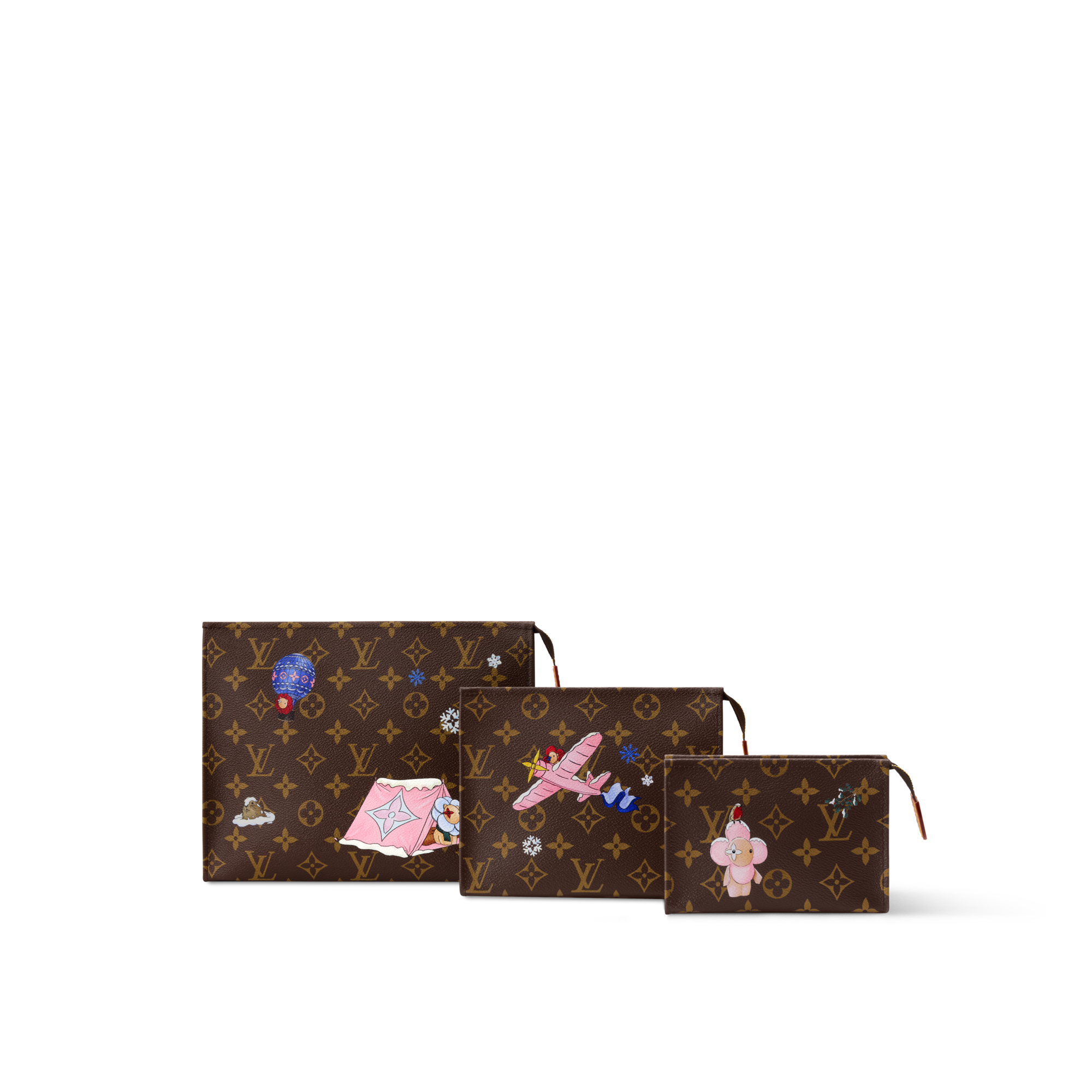Trousse Toilette Trio Tela Monogram Donna Viaggio Accessori da viaggio | LOUIS VUITTON (Zoom prodotto)