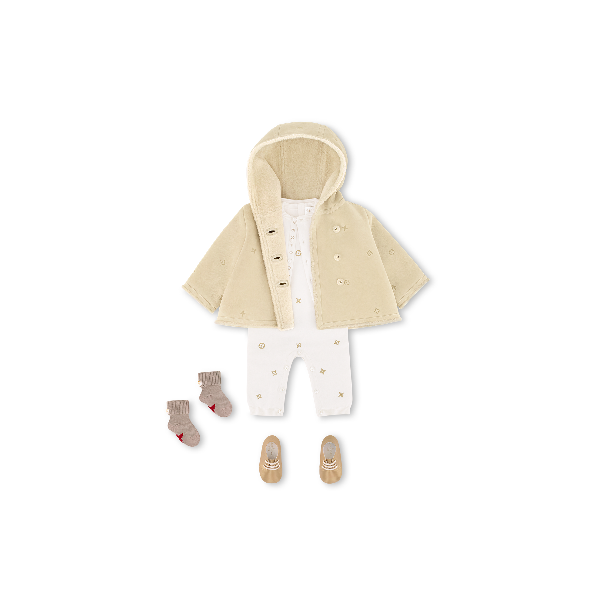 Tutina con motivo Meli-Melo color Oro S00 Regali Regali per Bambini } | LOUIS VUITTON (Zoom prodotto)
