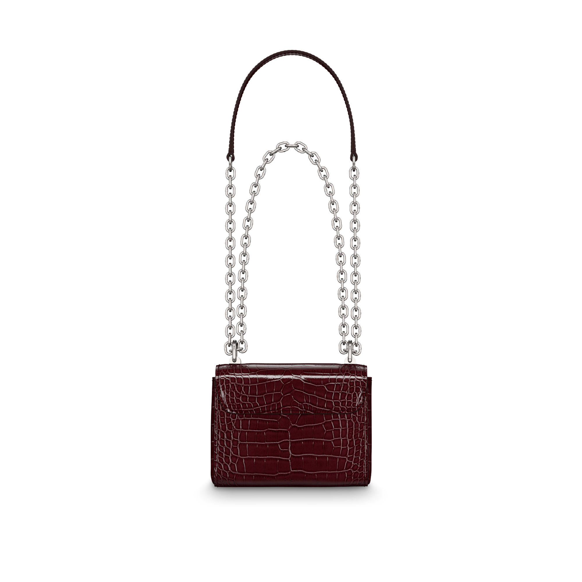 Twist Mini Chain Crocodilien Brillant Les Extraordinaires Peronalizzazione Hidden personalization products | LOUIS VUITTON (Zoom prodotto)