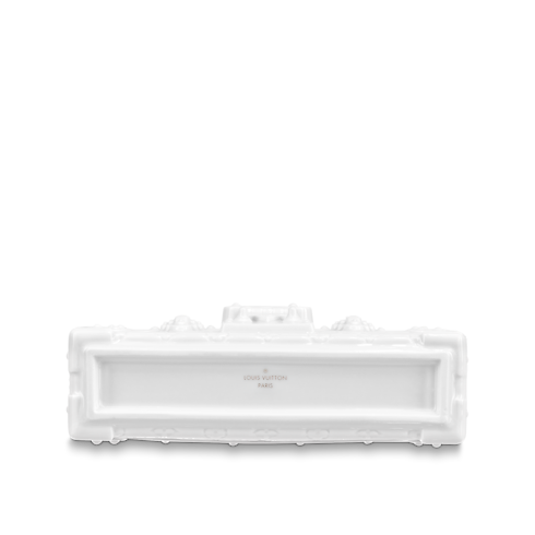 Vaso di porcellana Petite Malle Tela Monogram Bauli, Viaggio e Casa In Evidenza Campagna Art of Living | LOUIS VUITTON (Zoom prodotto)