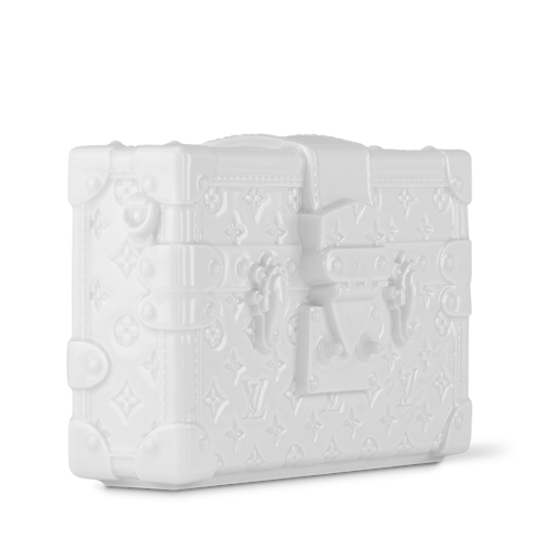 Vaso di porcellana Petite Malle Tela Monogram Bauli, Viaggio e Casa In Evidenza Campagna Art of Living | LOUIS VUITTON (Zoom prodotto)