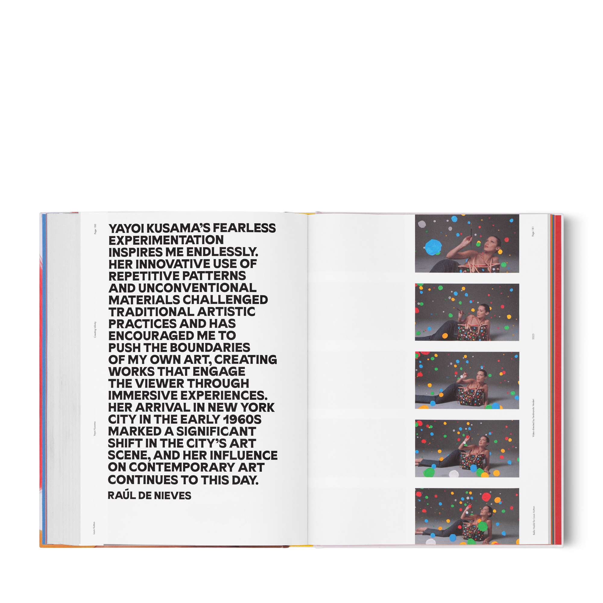 Yayoi Kusama x Louis Vuitton: Creating Infinity  Bauli, Viaggio e Casa Libri Libri dalla copertina rigida | LOUIS VUITTON (Zoom prodotto)