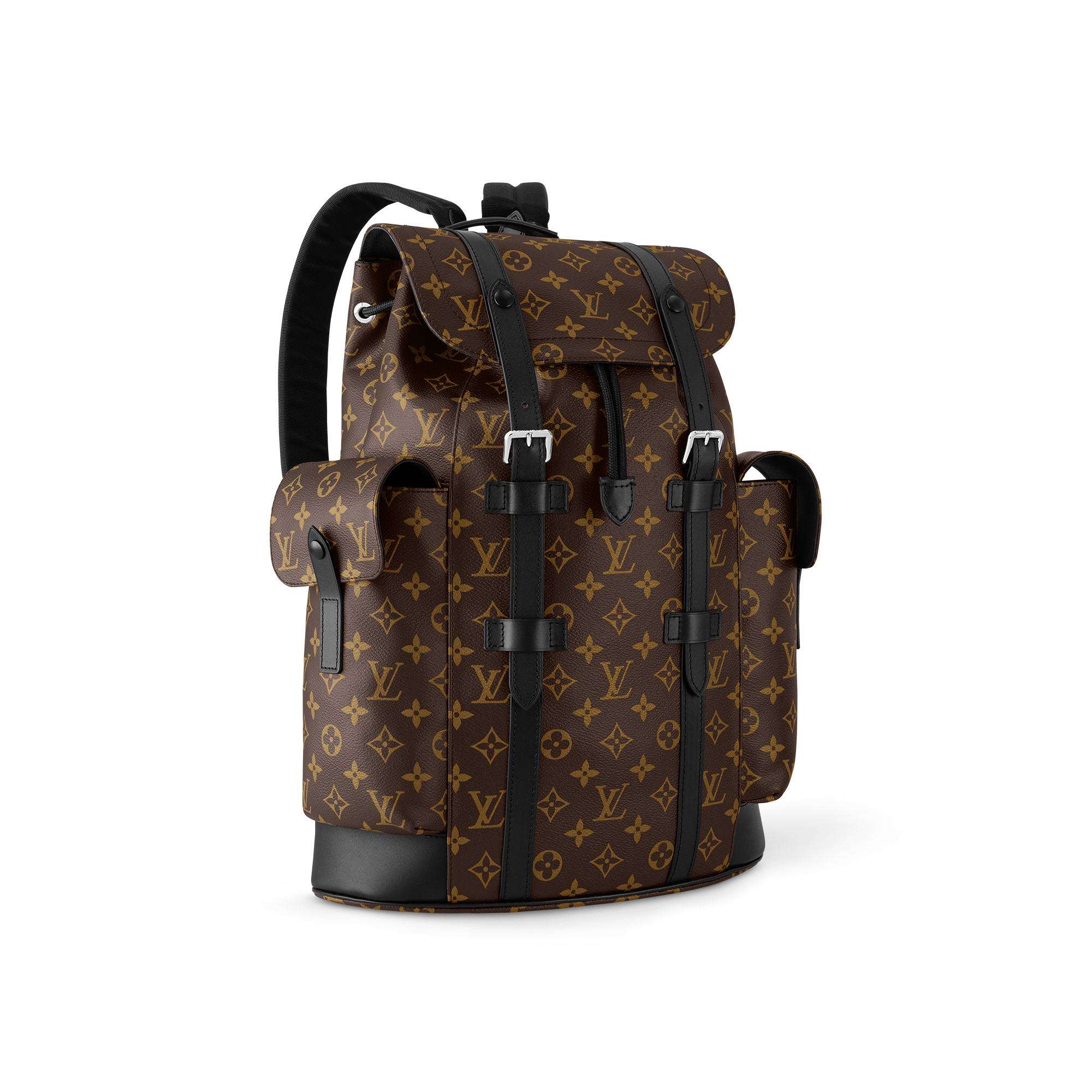 Zaino Christopher MM Tela Monogram Macassar Uomo Viaggio Tutte le Valigie e Accessori | LOUIS VUITTON (Zoom prodotto)