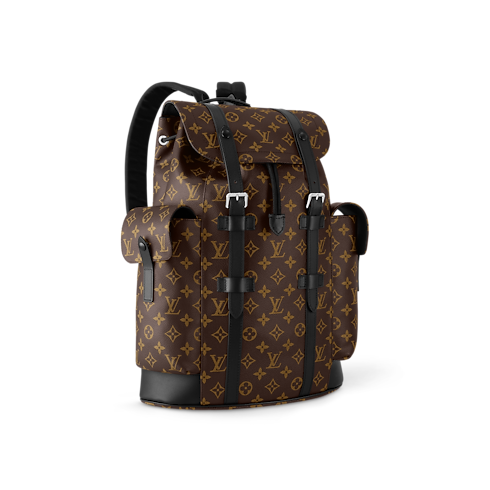 Zaino Christopher MM Tela Monogram Macassar Uomo Viaggio Tutte le Valigie e Accessori | LOUIS VUITTON (Zoom prodotto)