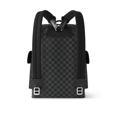 Zaino Christopher MM Tela Damier Graphite Uomo Viaggio Tutte le Valigie e Accessori | LOUIS VUITTON (Zoom prodotto)