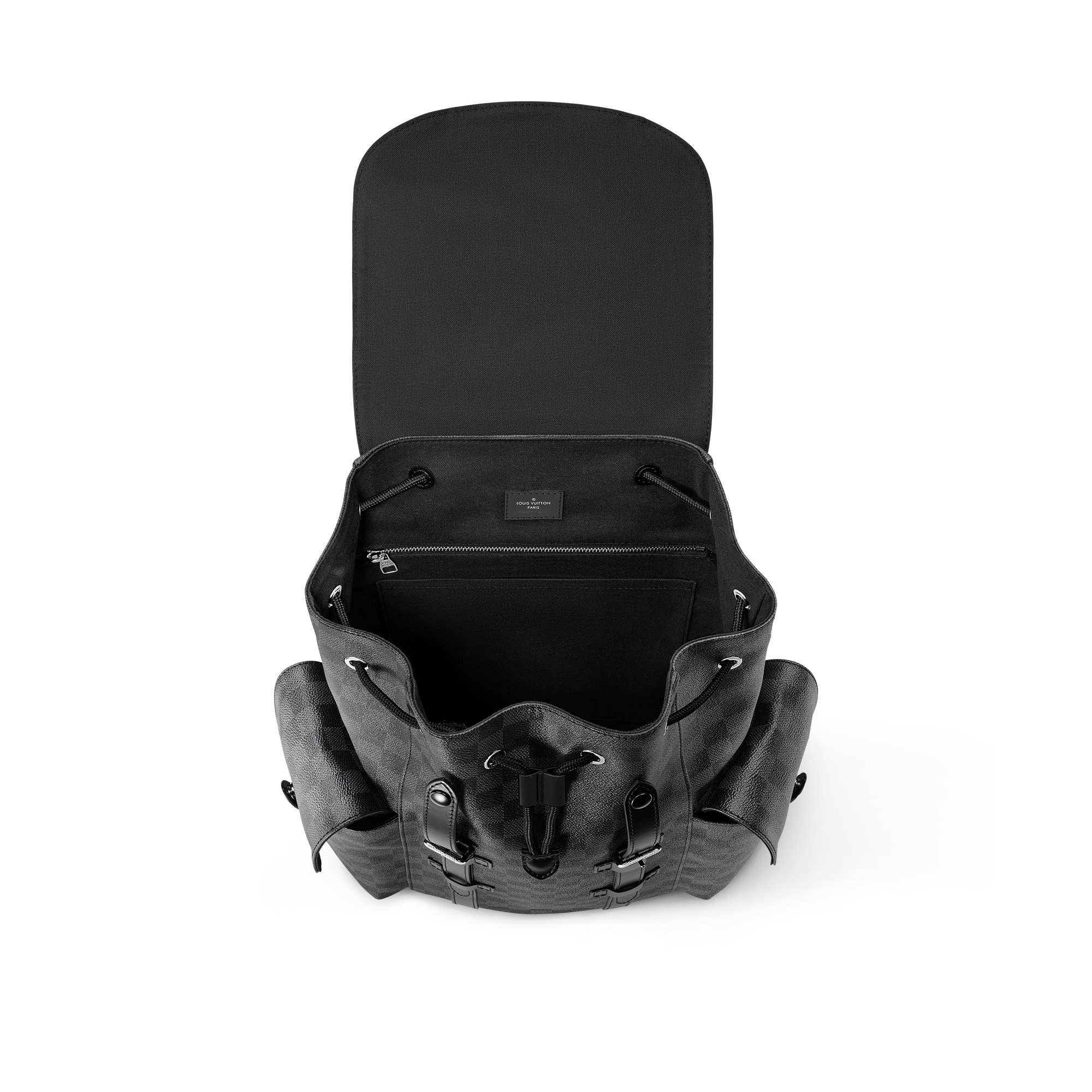 Zaino Christopher MM Tela Damier Graphite Uomo Viaggio Tutte le Valigie e Accessori | LOUIS VUITTON (Zoom prodotto)