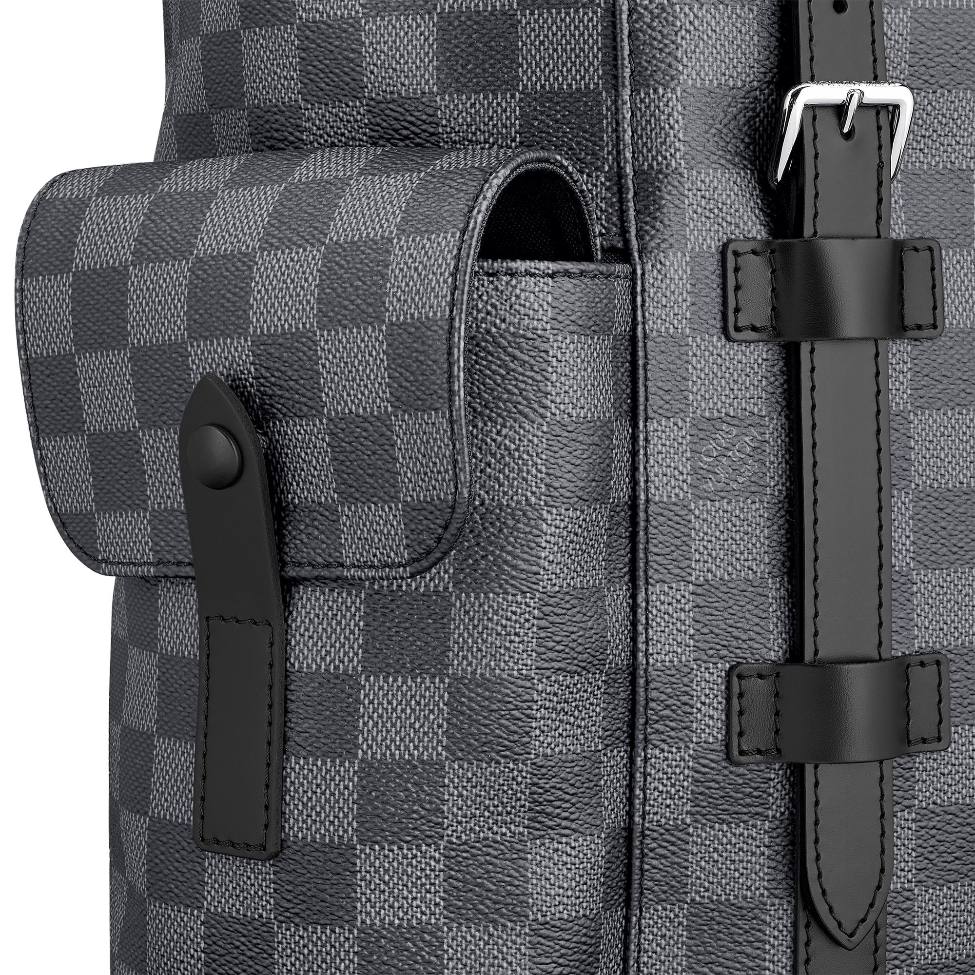 Zaino Christopher MM Tela Damier Graphite Uomo Viaggio Tutte le Valigie e Accessori | LOUIS VUITTON (Zoom prodotto)