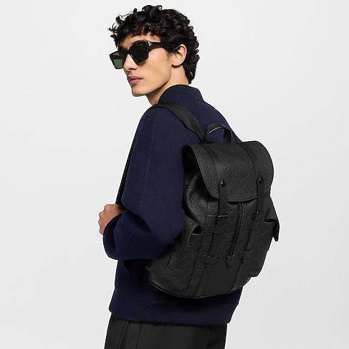 Zaino Christopher PM Monogram in pelle Taurillon Uomo Borse da Uomo Tutte le collezioni | LOUIS VUITTON (Zoom prodotto)