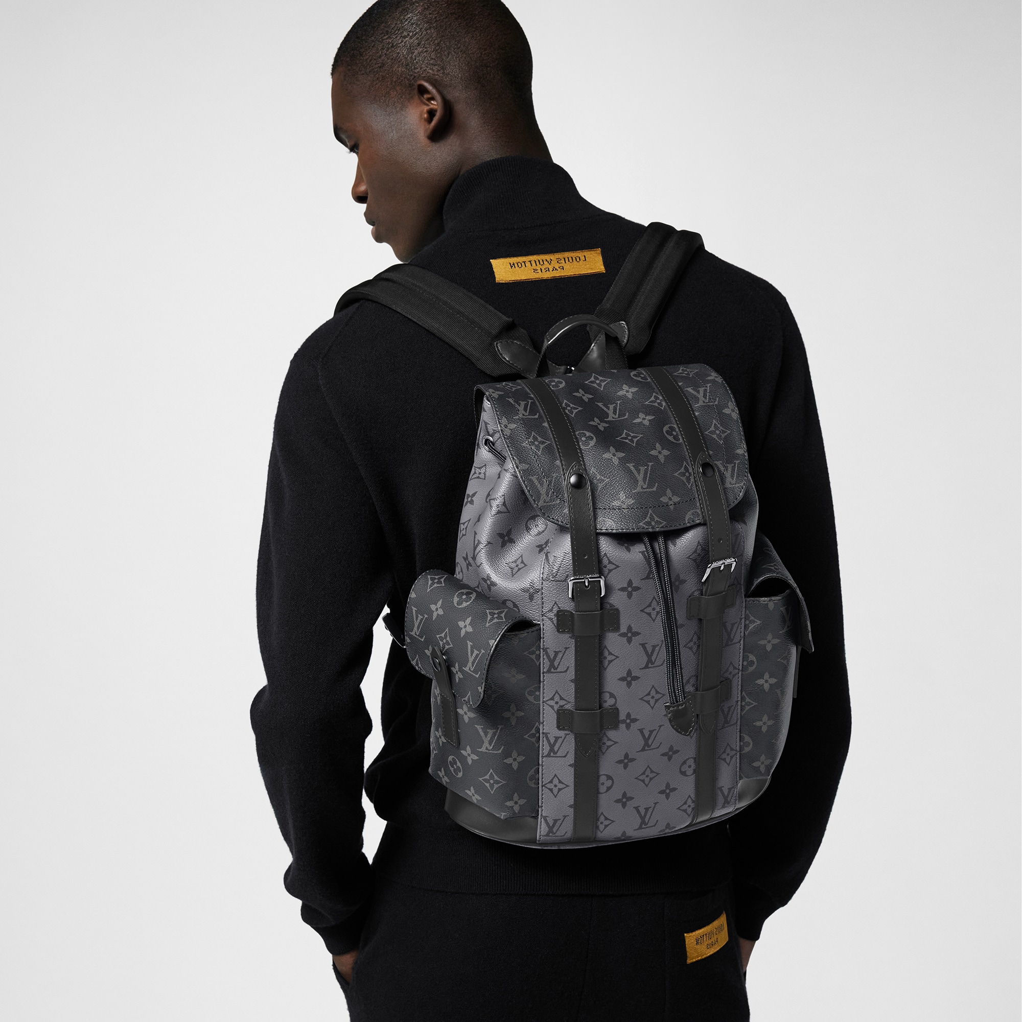 Zaino Christopher PM Monogram Eclipse Uomo Borse da Uomo All Collections | LOUIS VUITTON (Zoom prodotto)