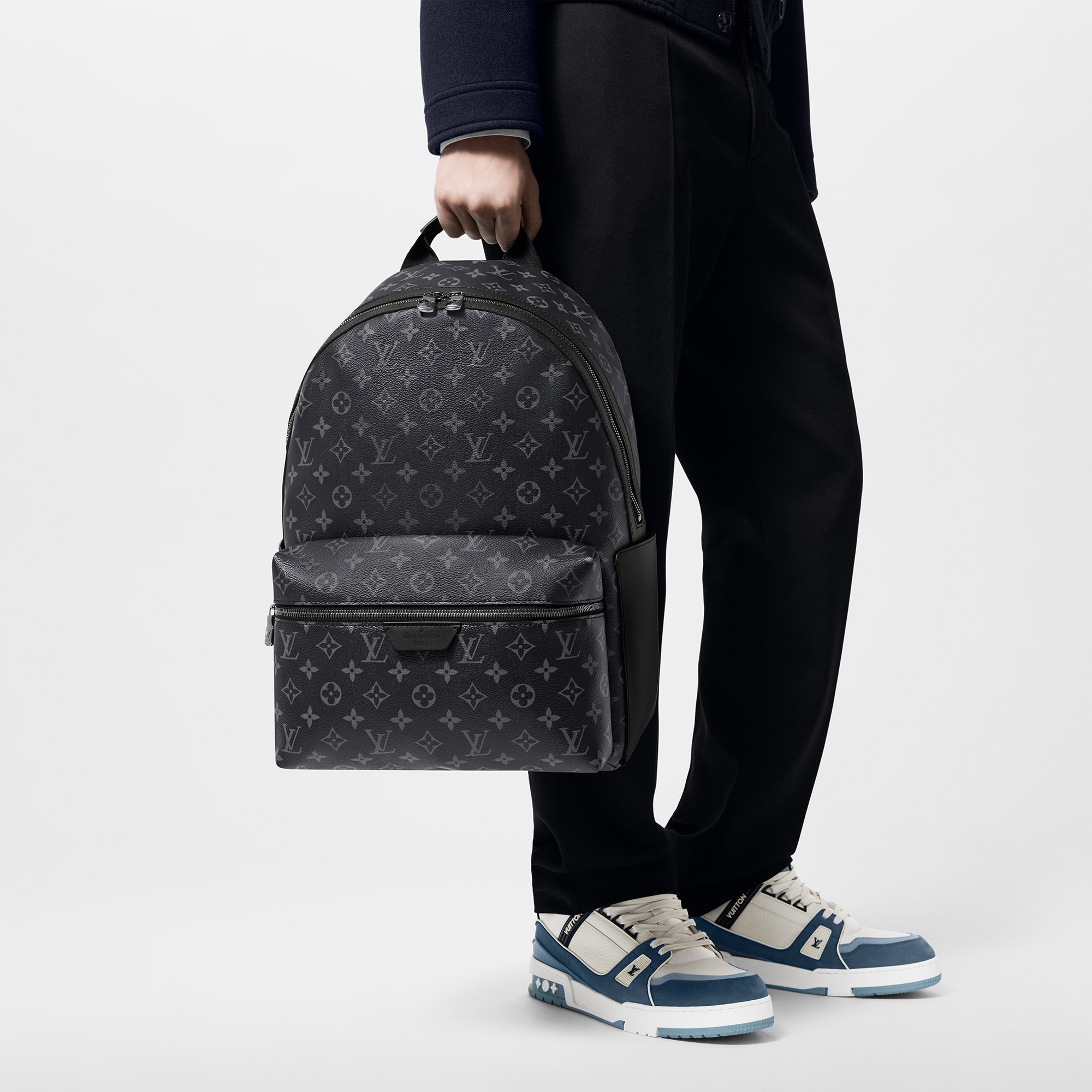 Zaino Discovery MM Monogram Eclipse Uomo Borse da Uomo Tutte le borse | LOUIS VUITTON (Zoom prodotto)