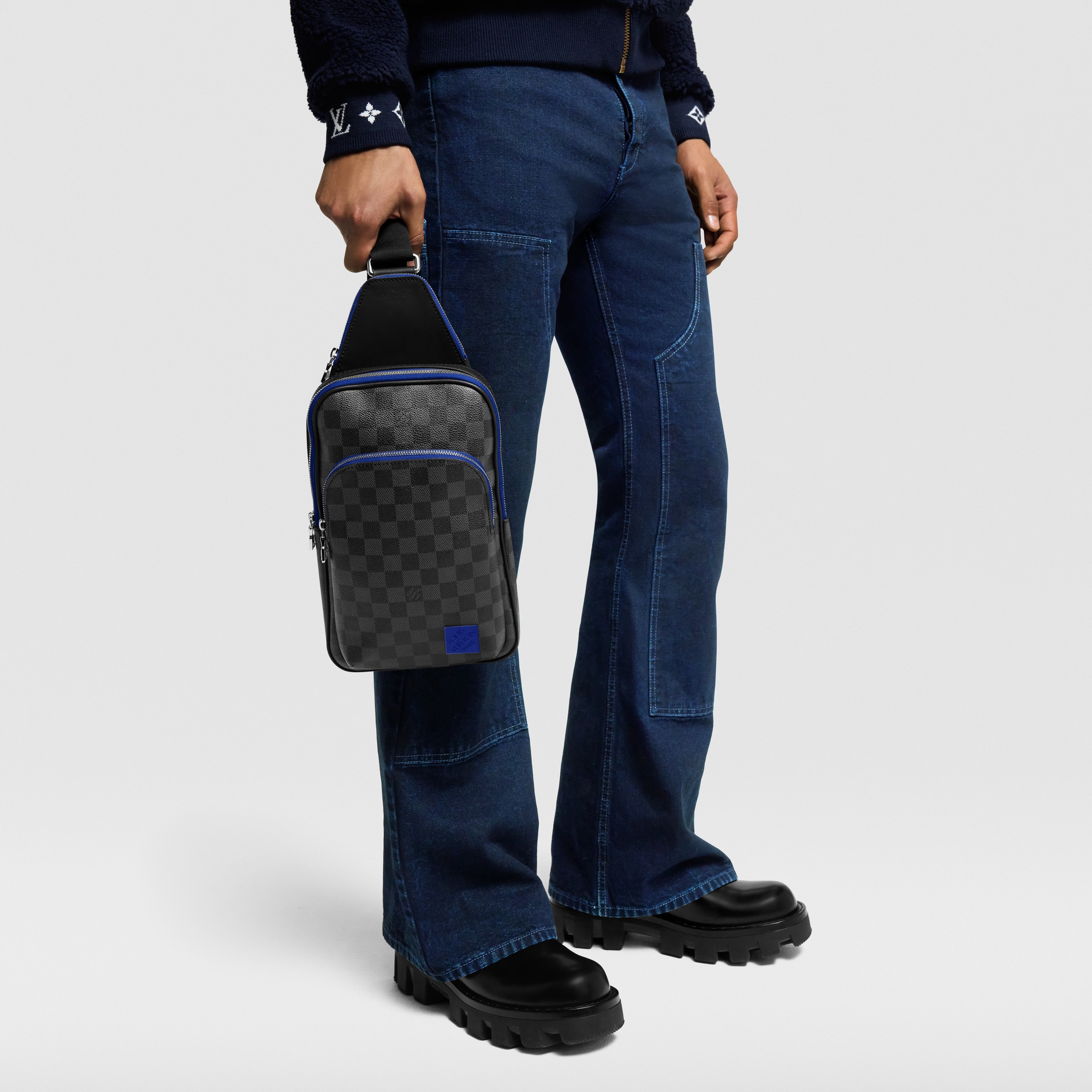Zaino monospalla Avenue Tela Damier Graphite Borse e Piccola Pelletteria Borse da Uomo Novità | LOUIS VUITTON (Zoom prodotto)