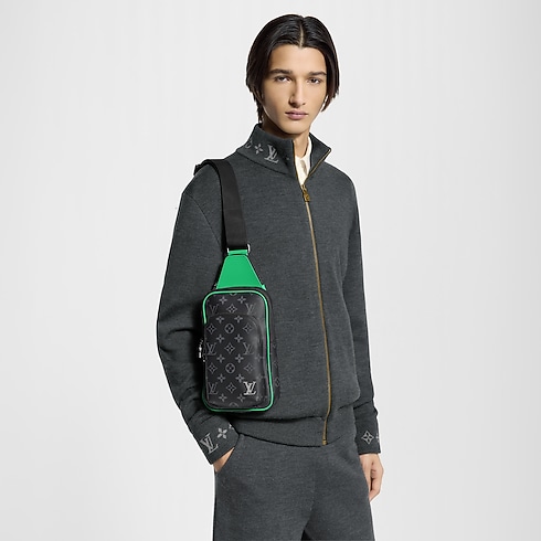 Zaino monospalla Avenue PM Monogram Eclipse Borse e Piccola Pelletteria Borse da Uomo Novità | LOUIS VUITTON (Zoom prodotto)