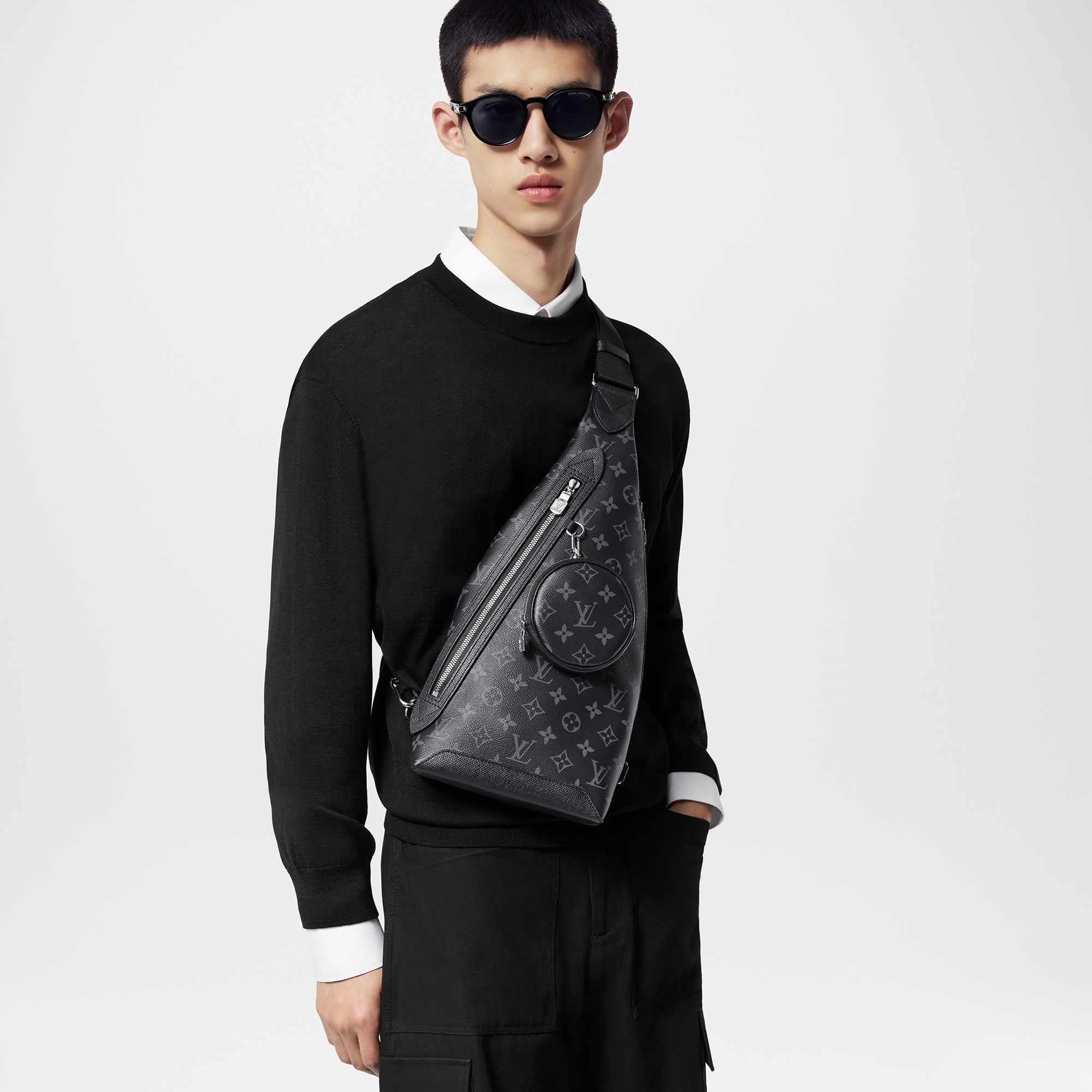 Zaino monospalla Duo Pelle Taigarama Uomo Borse da Uomo Tutte le collezioni | LOUIS VUITTON (Zoom prodotto)