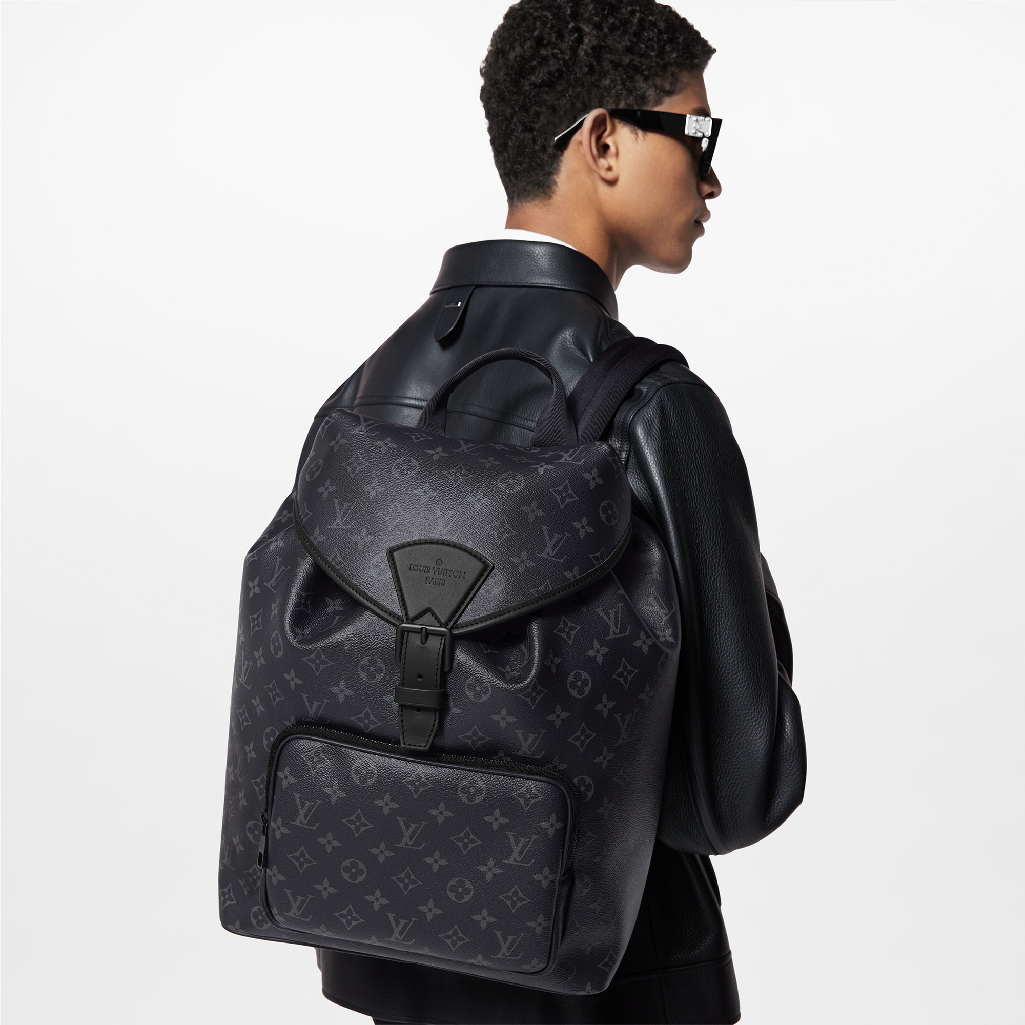 Zaino Montsouris Monogram Eclipse Uomo Borse da Uomo Tutte le collezioni | LOUIS VUITTON (Zoom prodotto)