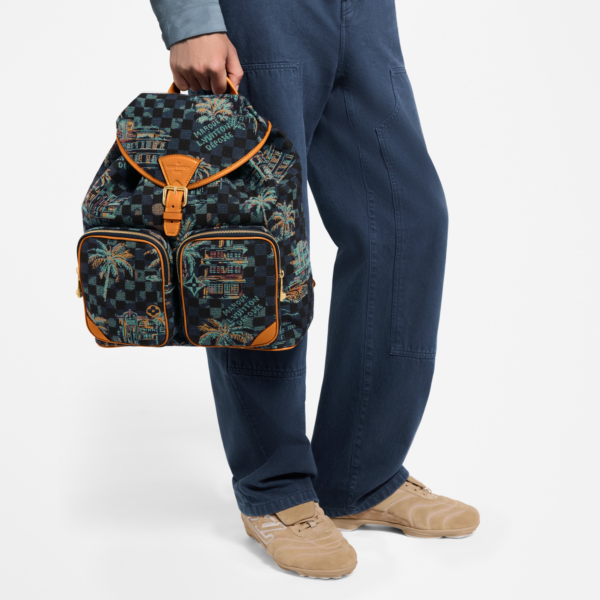 Zaino Montsouris Cargo Altri Damier Borse e Piccola Pelletteria Borse da Uomo Novità | LOUIS VUITTON (Zoom prodotto)