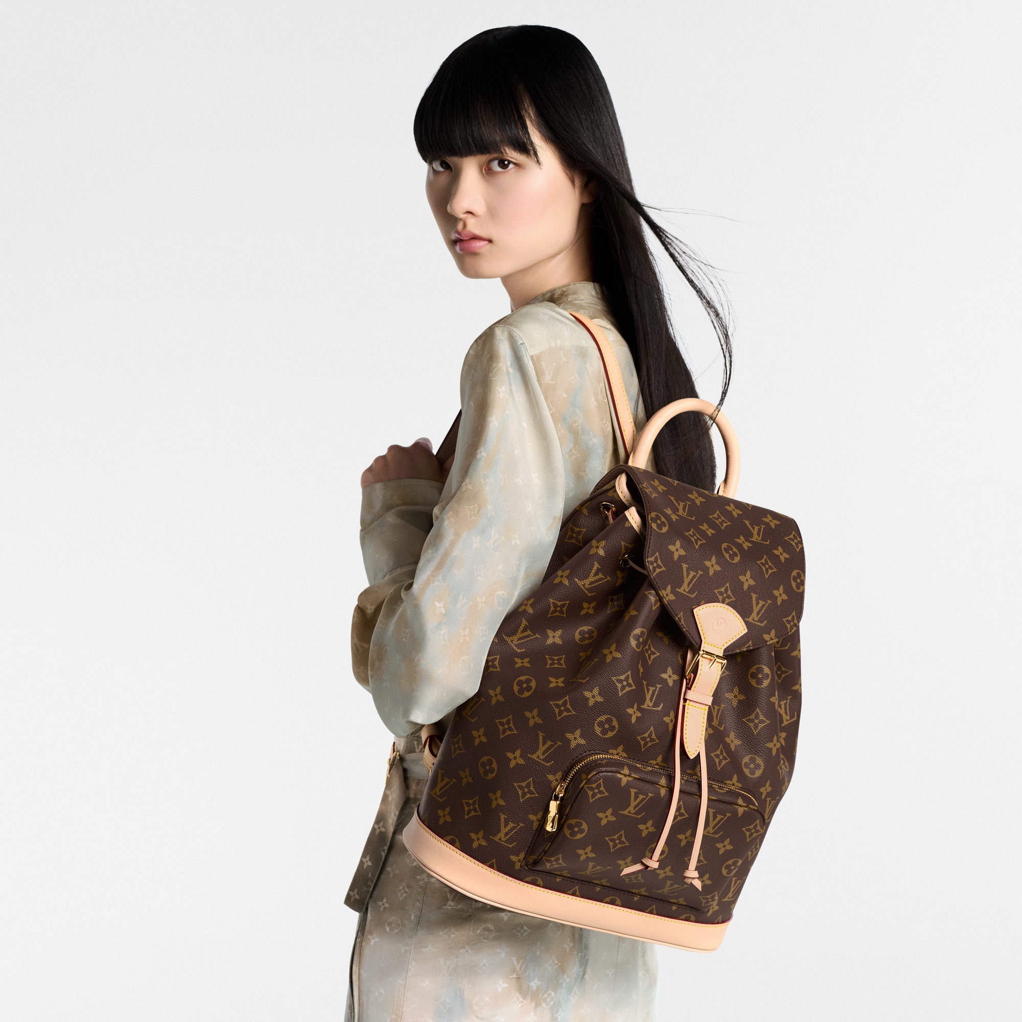 Zaino Montsouris MM Tela Monogram Donna Borse da Donna Borse da donna | LOUIS VUITTON (Zoom prodotto)