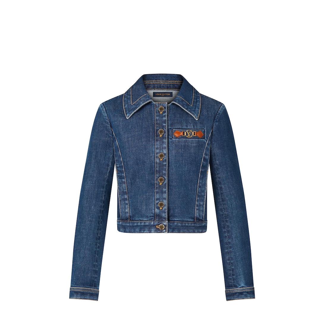 Giacca rétro in denim di cotone biologico - Abbigliamento | LOUIS VUITTON